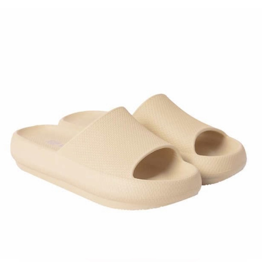32 DEGREES Women's Cloud Slide Slip-On Sandals Waterproof Tan Small Large Sizes